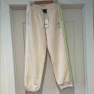 Adidas Peloton Beige Track Pants